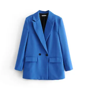 25 Colors Double Breasted Two Button Blazer