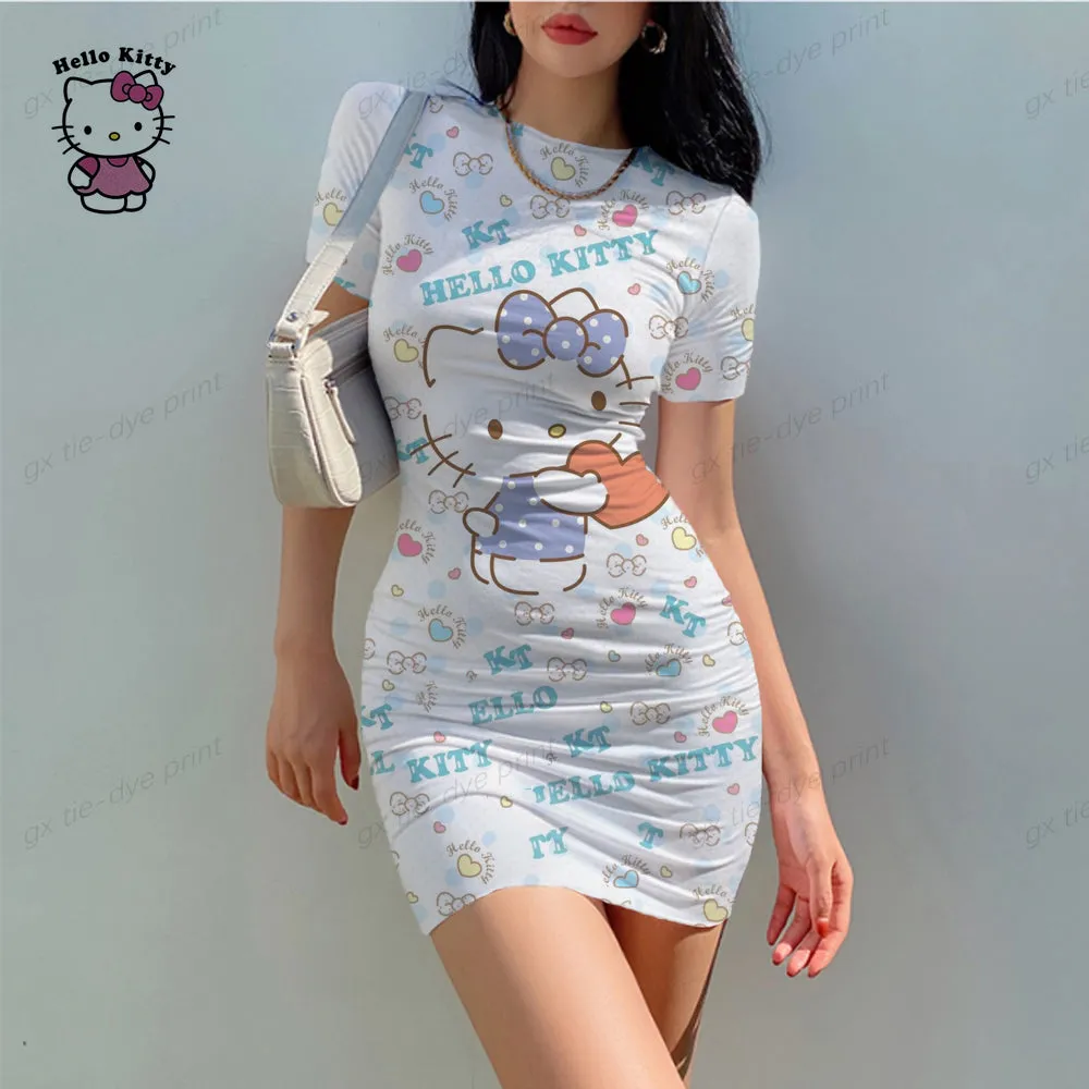 Amelie - Playful Bodycon Cami Midi Dress for Women