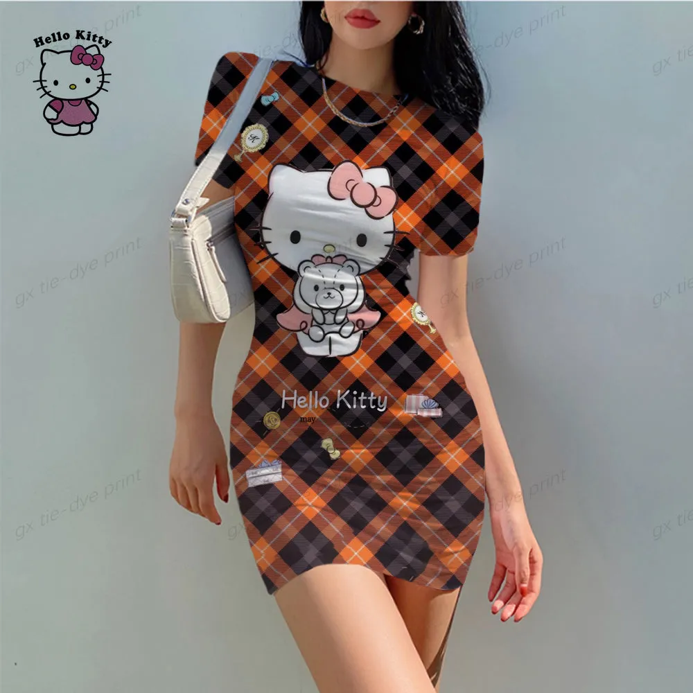 Amelie - Playful Bodycon Cami Midi Dress for Women