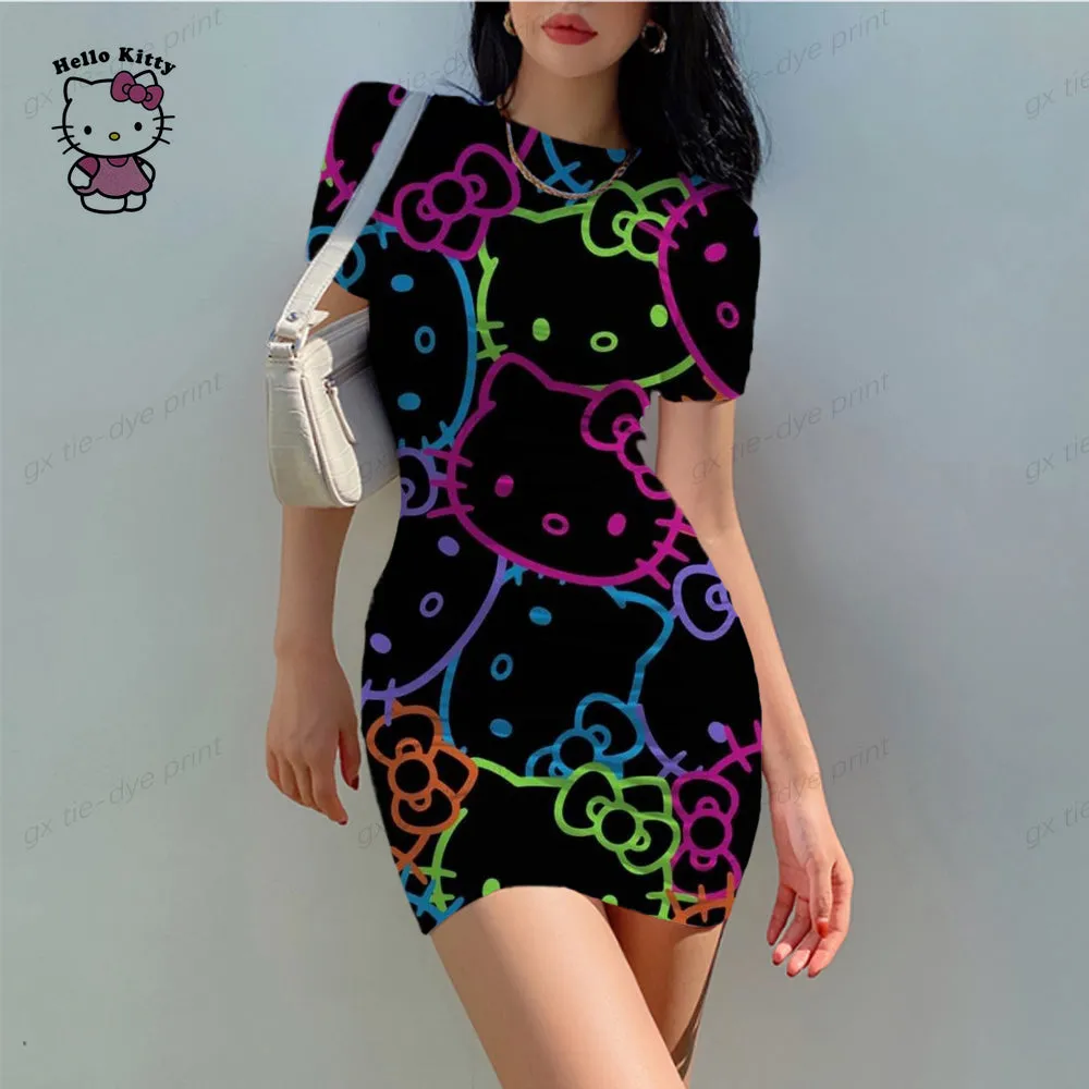 Amelie - Playful Bodycon Cami Midi Dress for Women