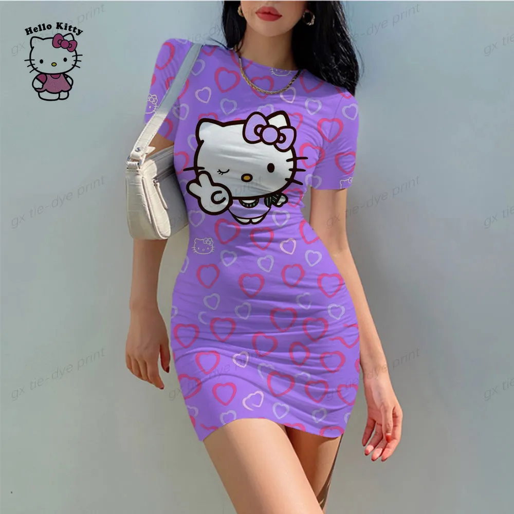 Amelie - Playful Bodycon Cami Midi Dress for Women