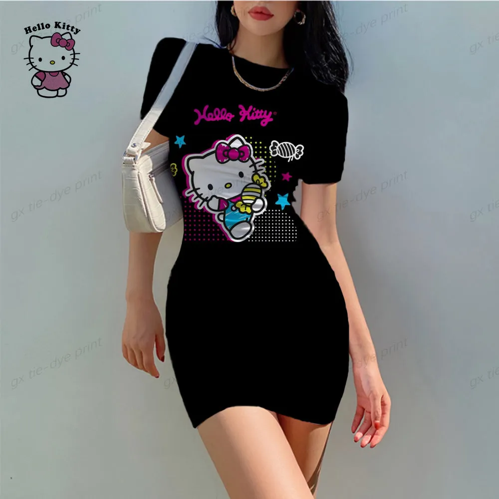 Amelie - Playful Bodycon Cami Midi Dress for Women