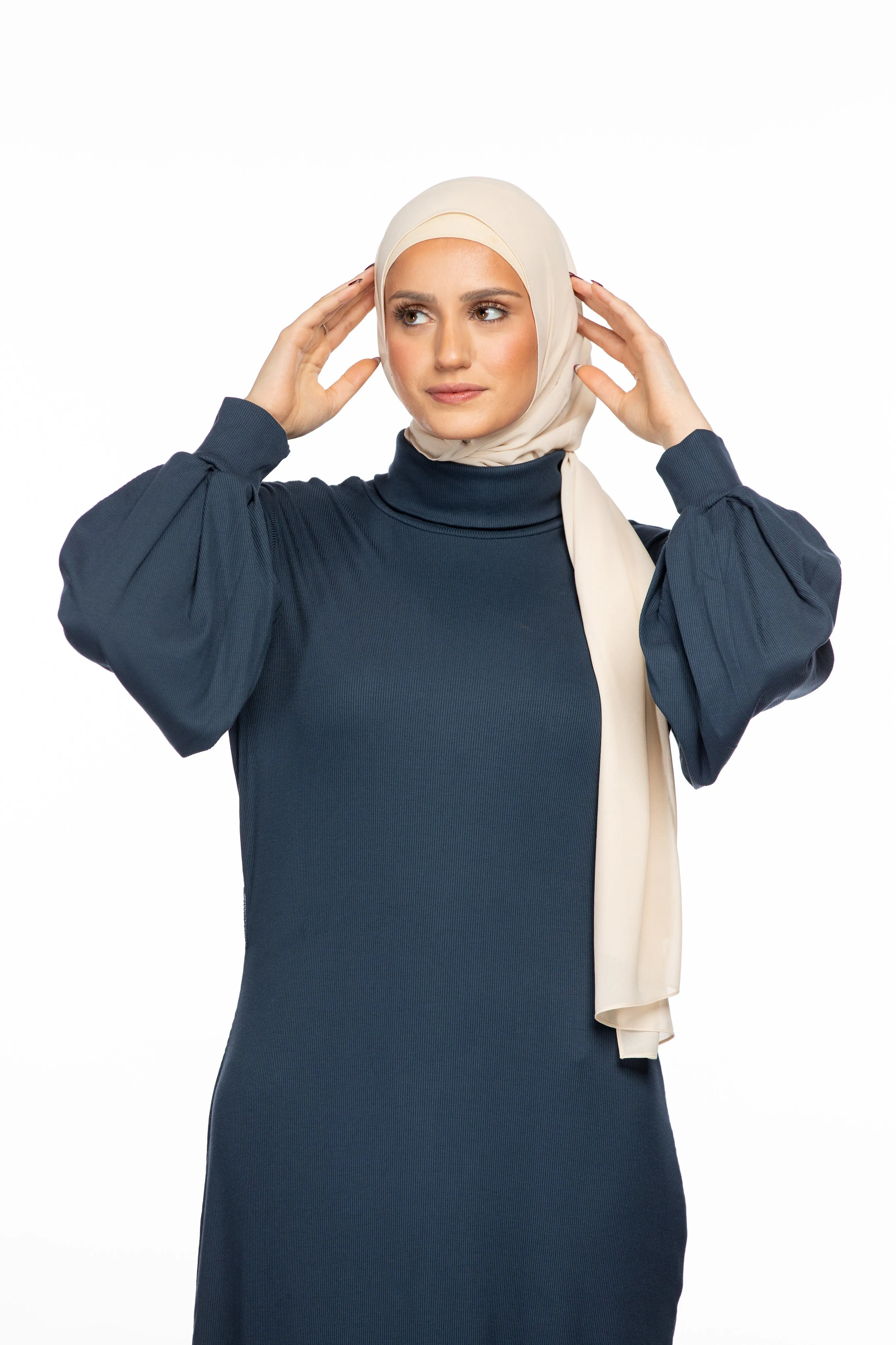 Anisa Ribbed Maxi - Blazer Blue