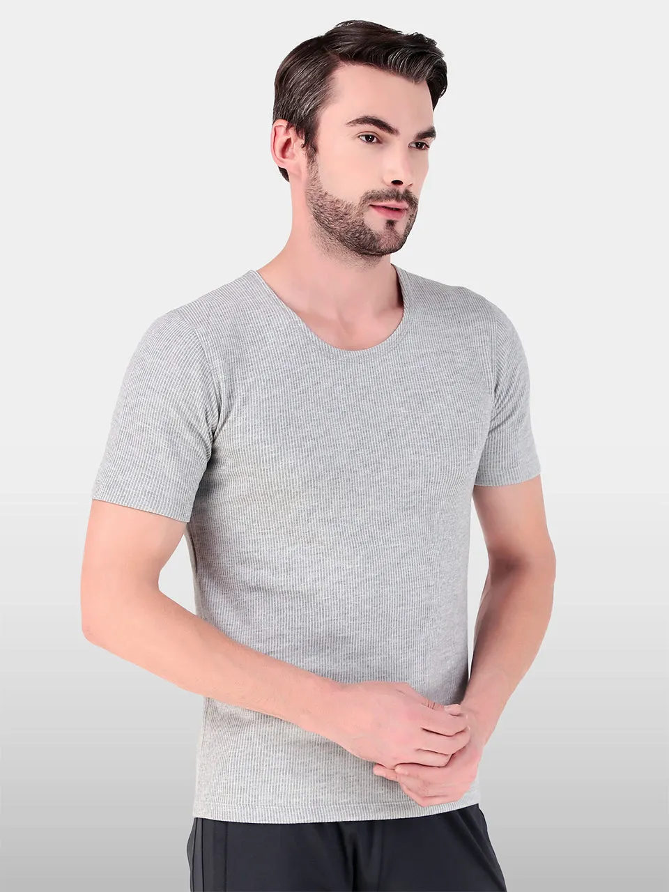 BlazeTech Thermal Vest Half Sleeves | Light Grey