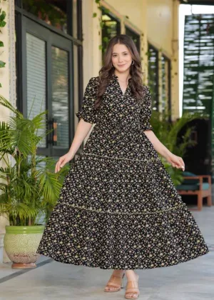 Blooming Elegance Maxi Dress