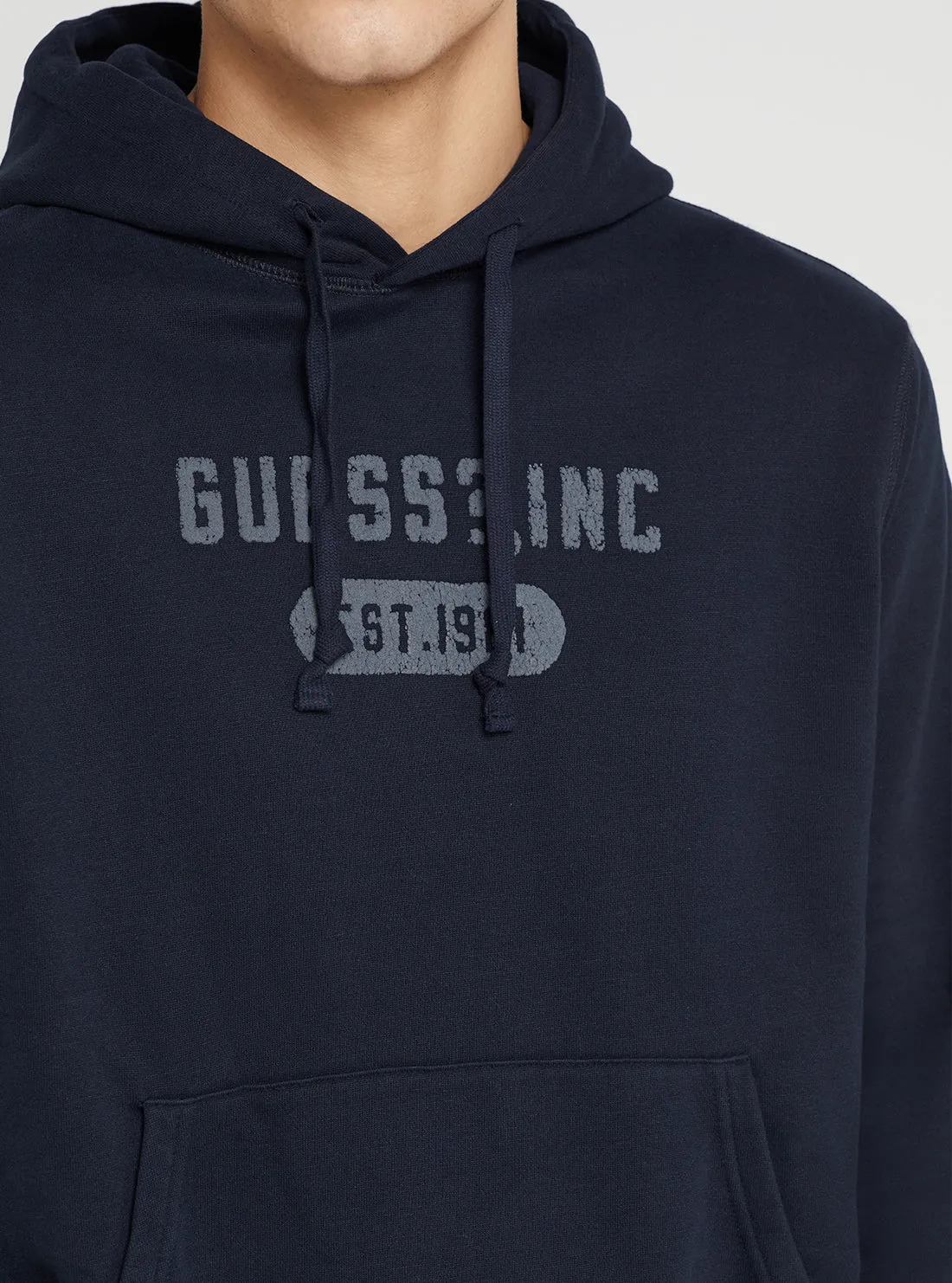 Blue Sou Logo Hoodie Jumper