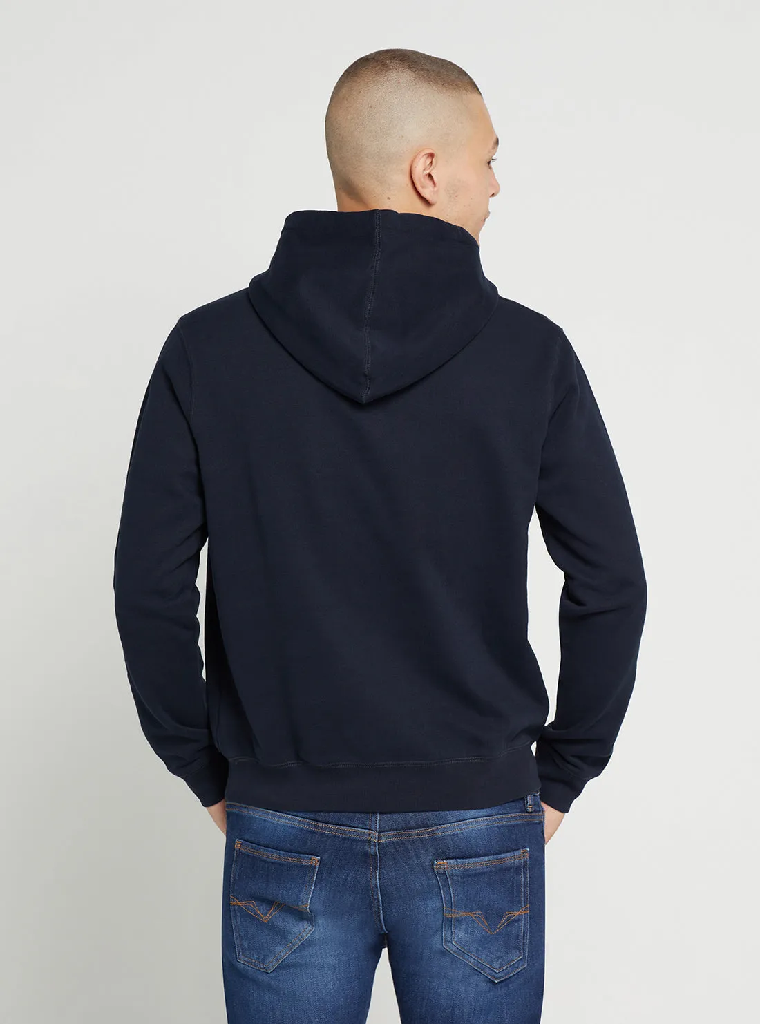 Blue Sou Logo Hoodie Jumper