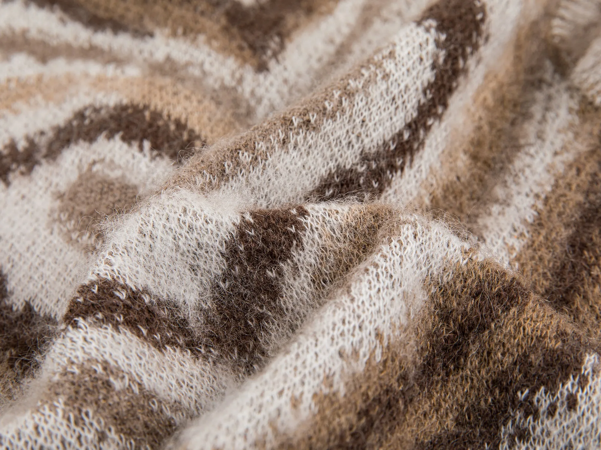 Brown heart shape knitted vest