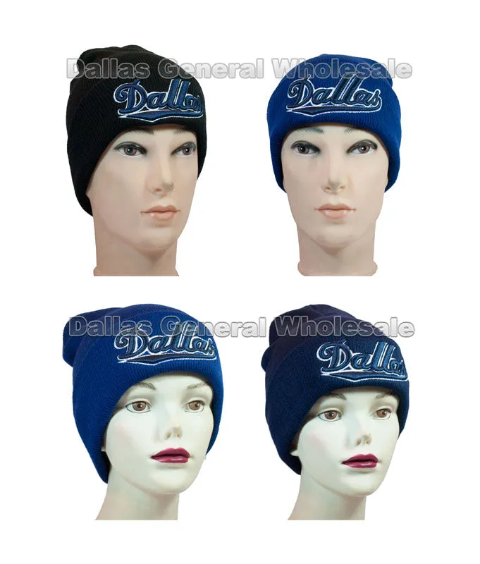 Dallas Winter Beanies Hats Wholesale