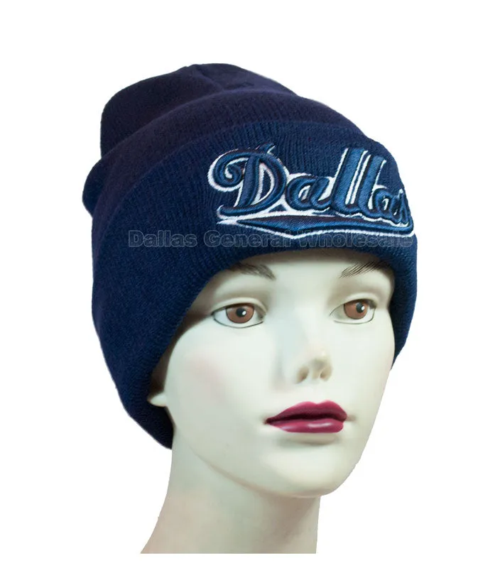 Dallas Winter Beanies Hats Wholesale