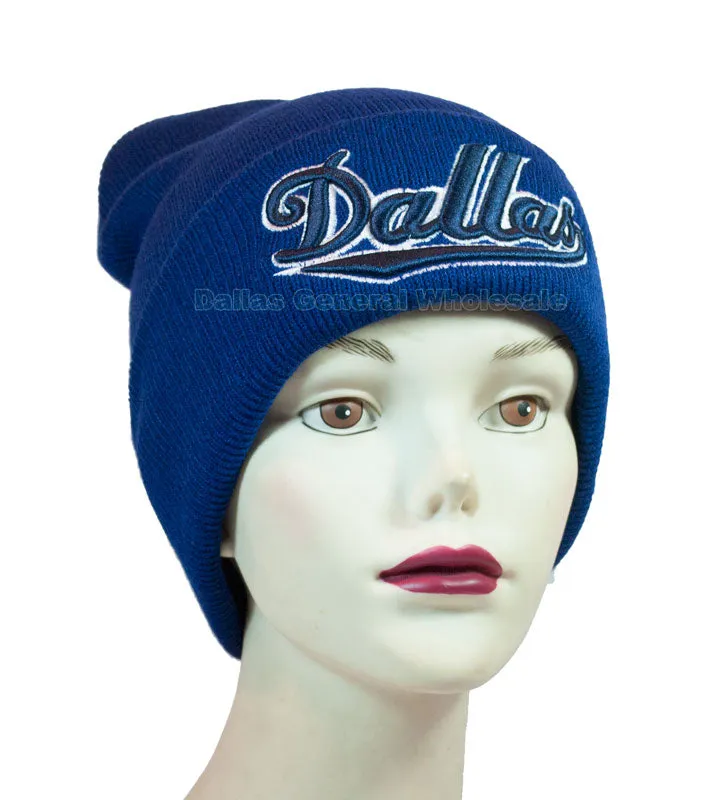 Dallas Winter Beanies Hats Wholesale