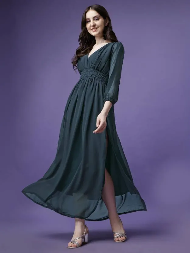 Diamond Delight Maxi Dress Fit and Flare Beauty