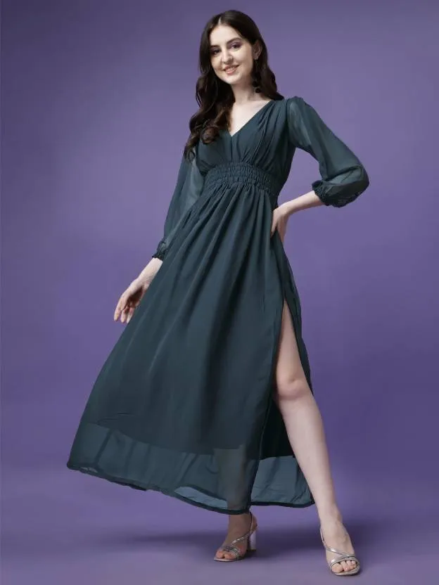 Diamond Delight Maxi Dress Fit and Flare Beauty