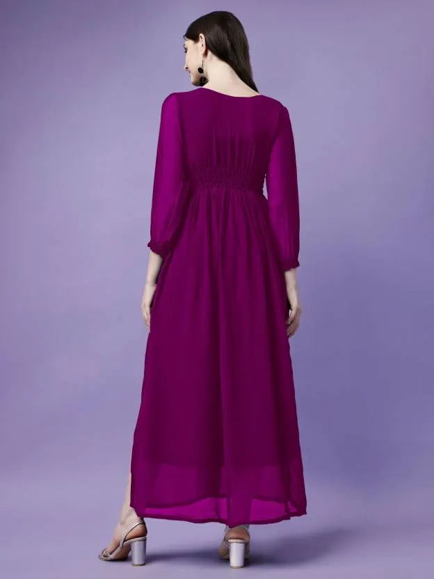 Diamond Delight Maxi Dress Fit and Flare Beauty