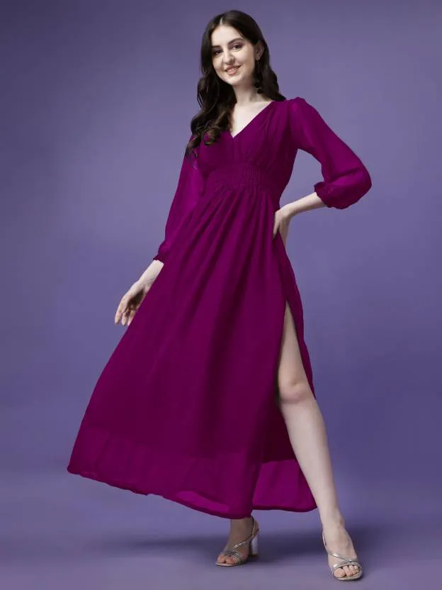 Diamond Delight Maxi Dress Fit and Flare Beauty