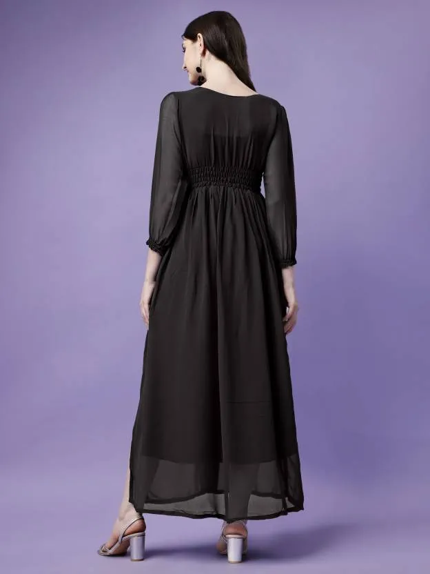 Diamond Delight Maxi Dress Fit and Flare Beauty