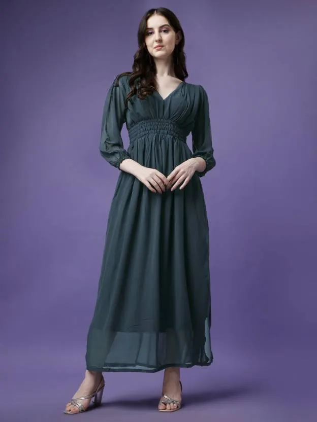 Diamond Delight Maxi Dress Fit and Flare Beauty