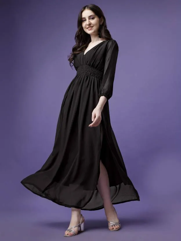 Diamond Delight Maxi Dress Fit and Flare Beauty