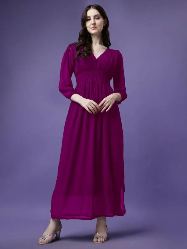Diamond Delight Maxi Dress Fit and Flare Beauty