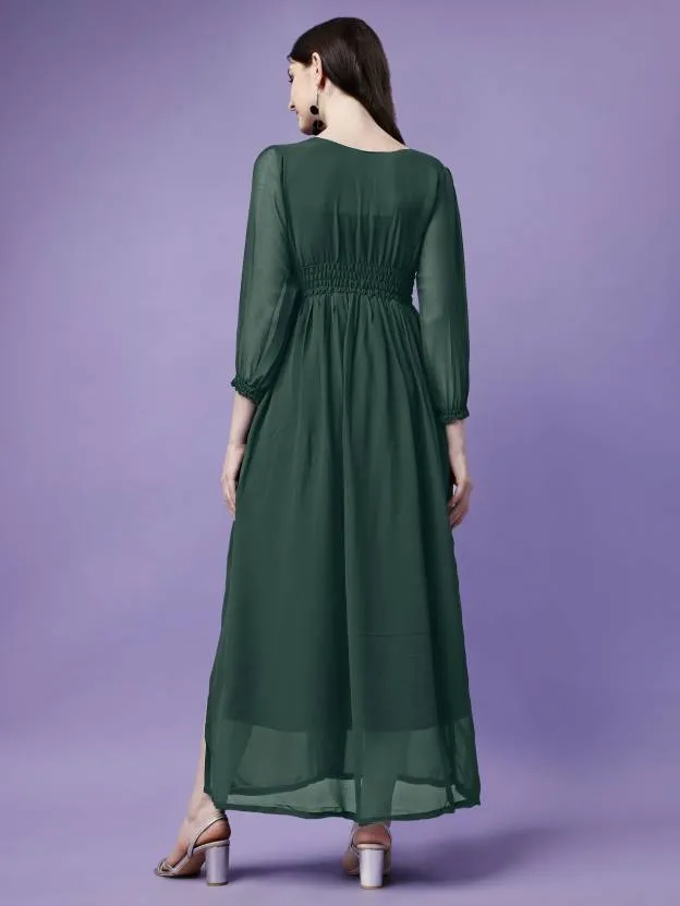 Diamond Delight Maxi Dress Fit and Flare Beauty