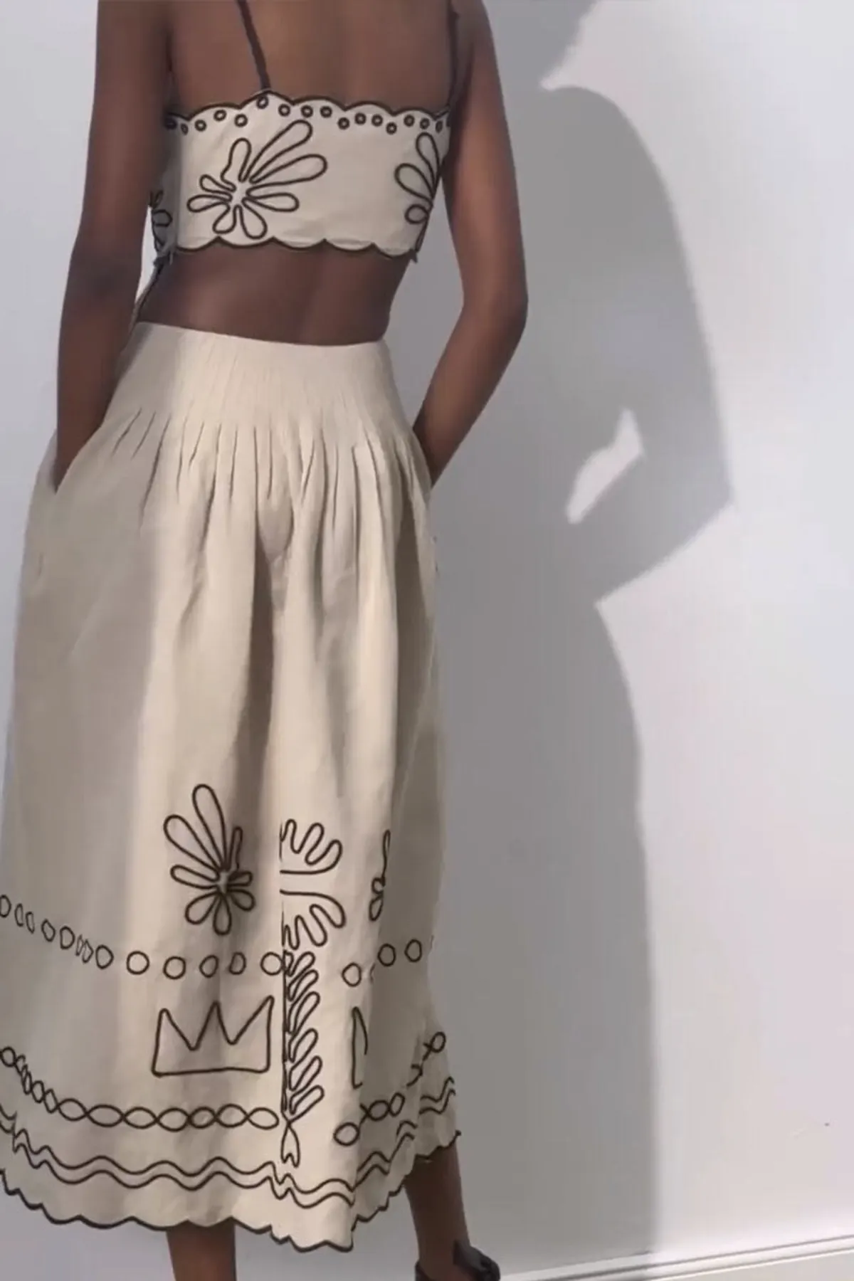 Galerie Embroidery Maxi Dress