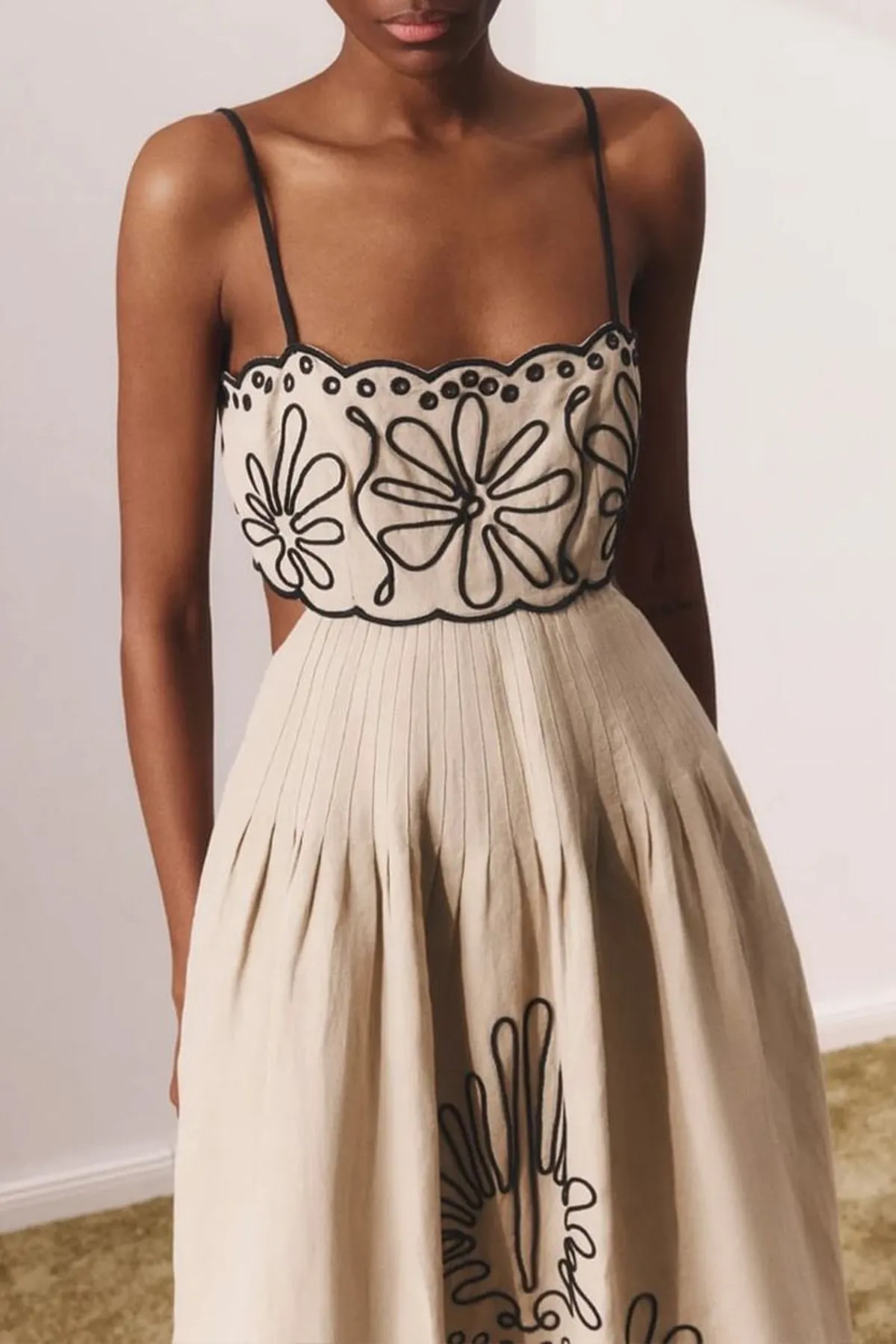 Galerie Embroidery Maxi Dress