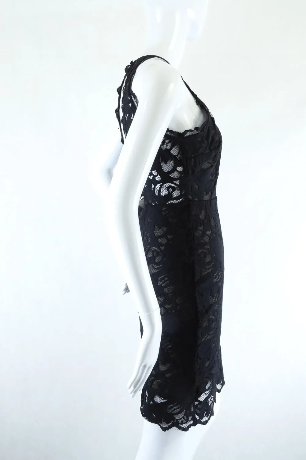 H&M Black Lace Dress 8