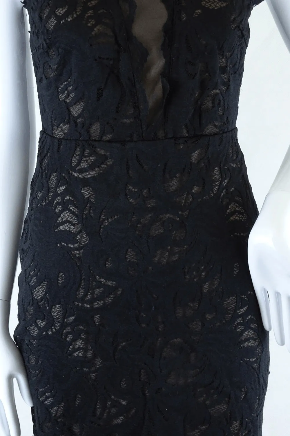 H&M Black Lace Dress 8