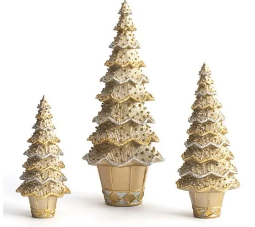 Layered Beaded Neo Cone Trees