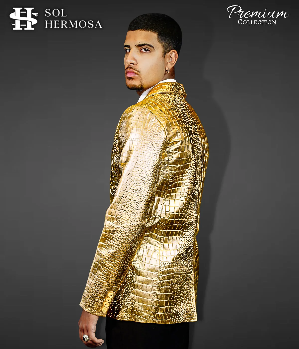 Leather Blazer For Men - Fernandez