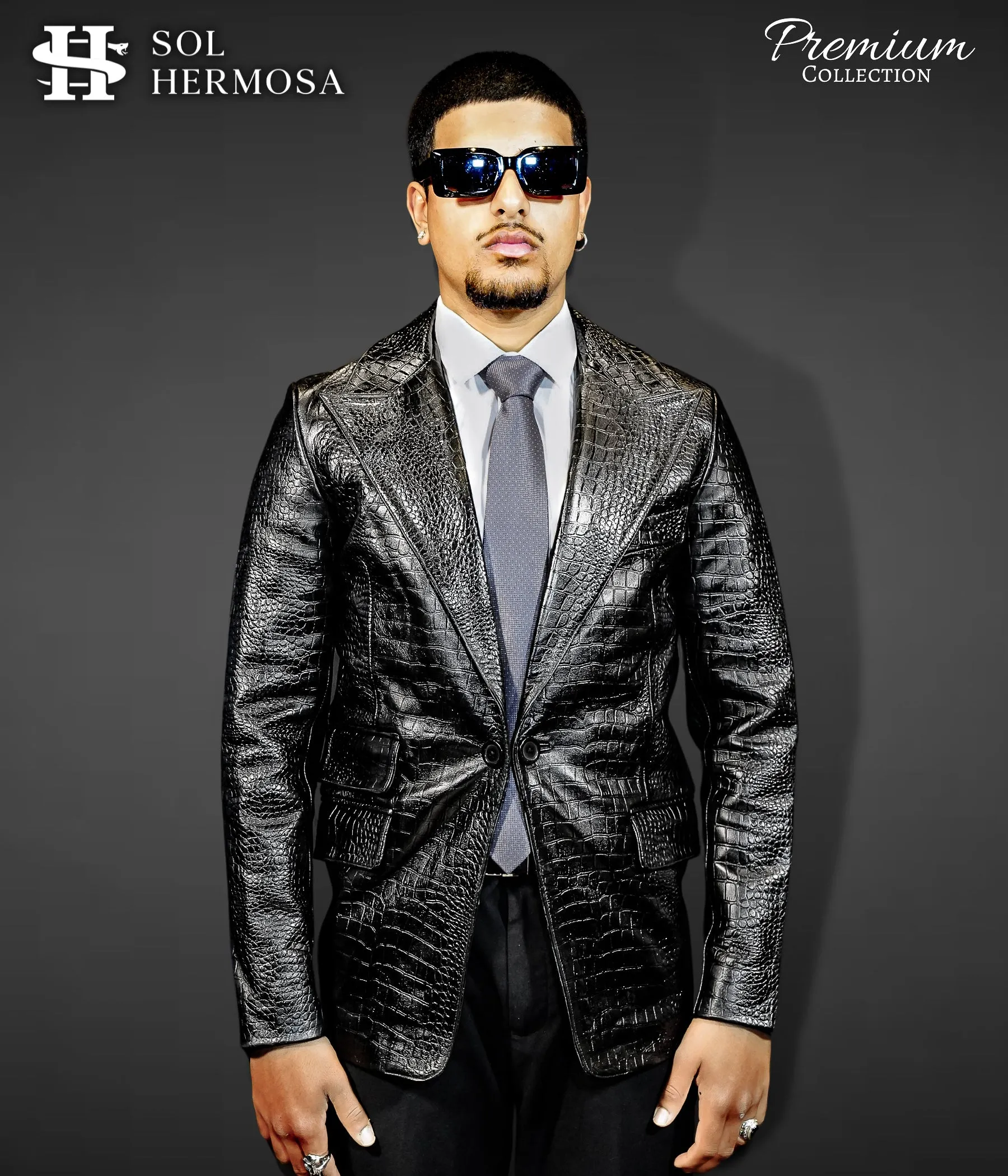 Leather Blazer For Men - Fernandez