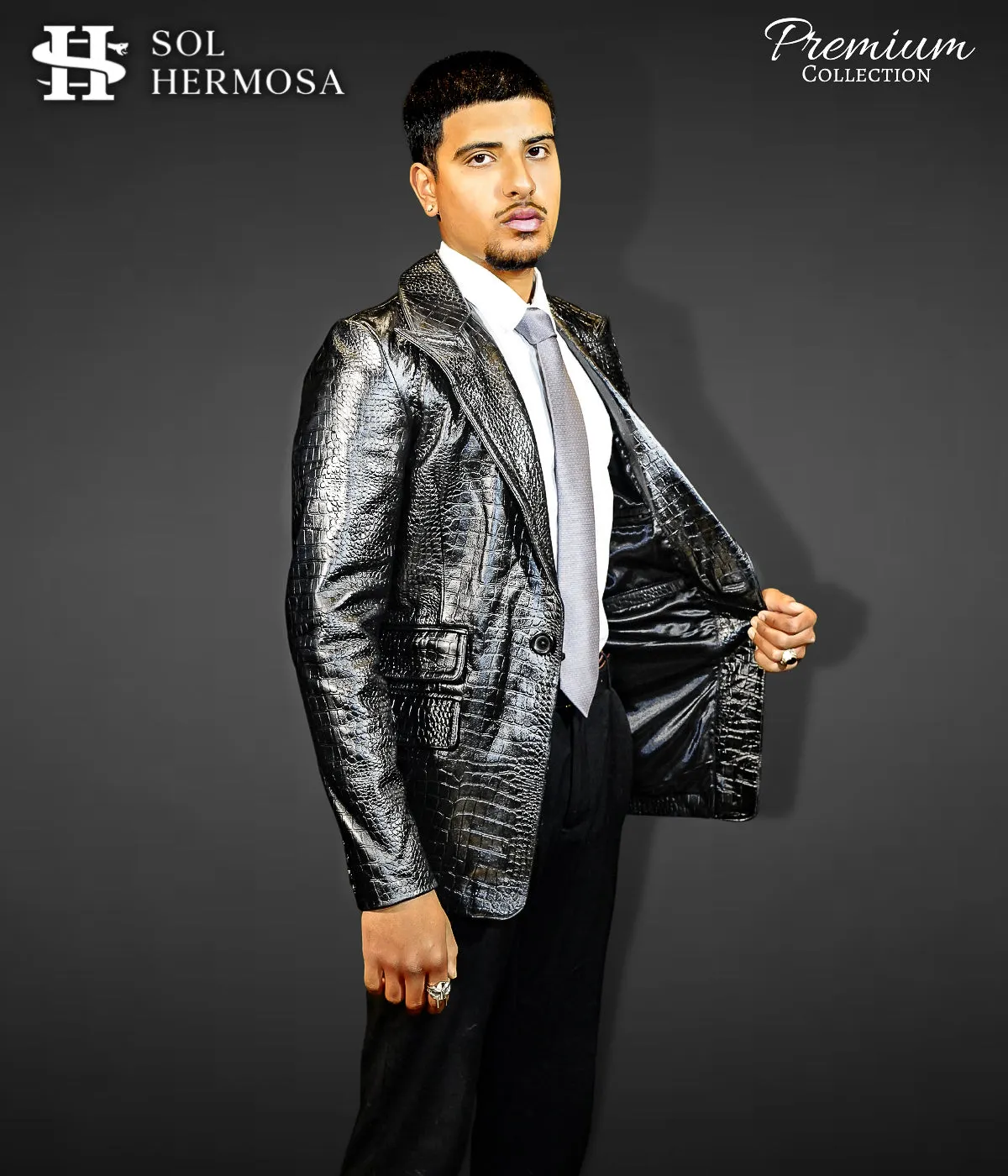 Leather Blazer For Men - Fernandez