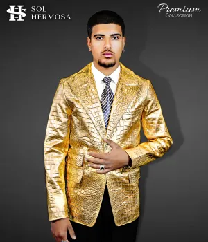 Leather Blazer For Men - Fernandez