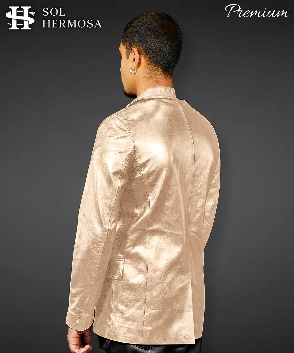 Leather Blazer For Men - Fernandez