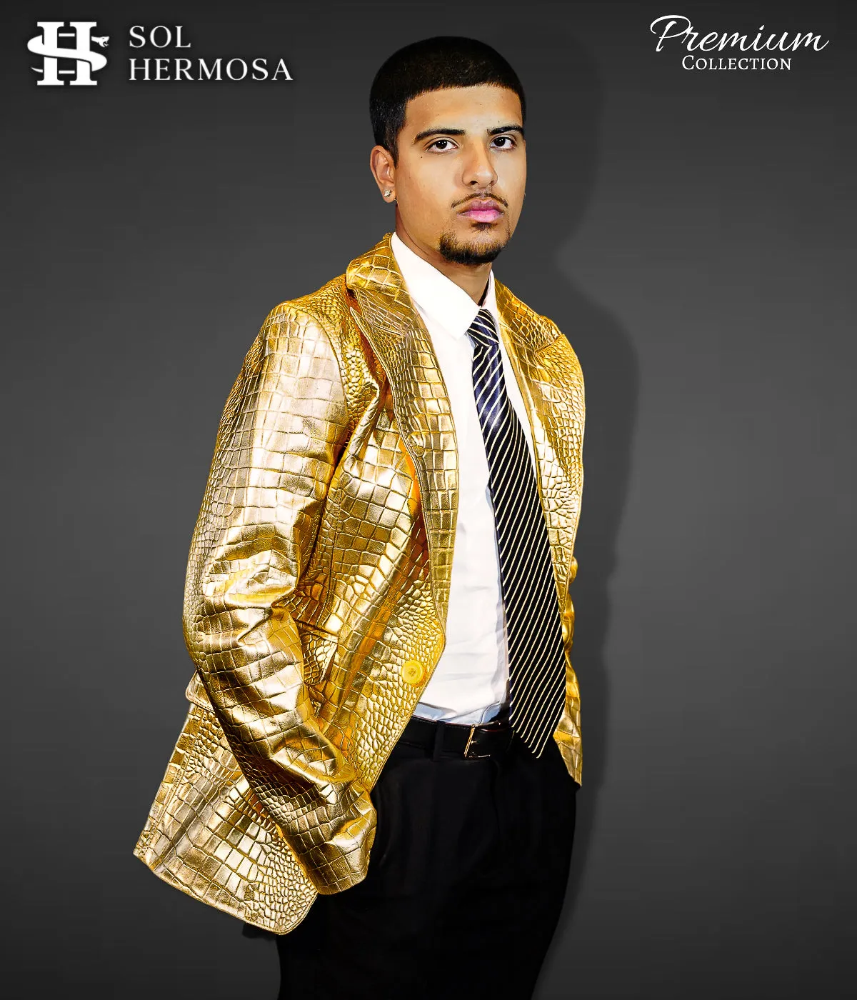 Leather Blazer For Men - Fernandez