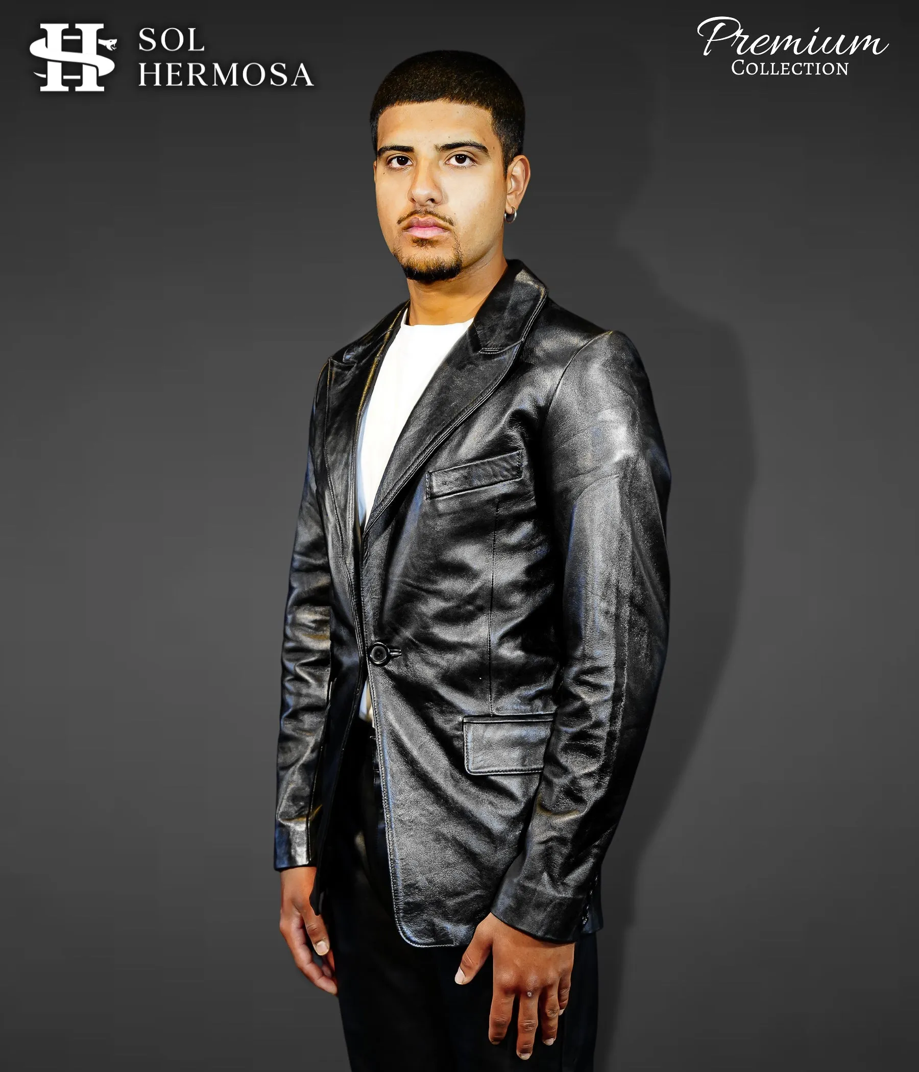 Leather Blazer For Men - Fernandez