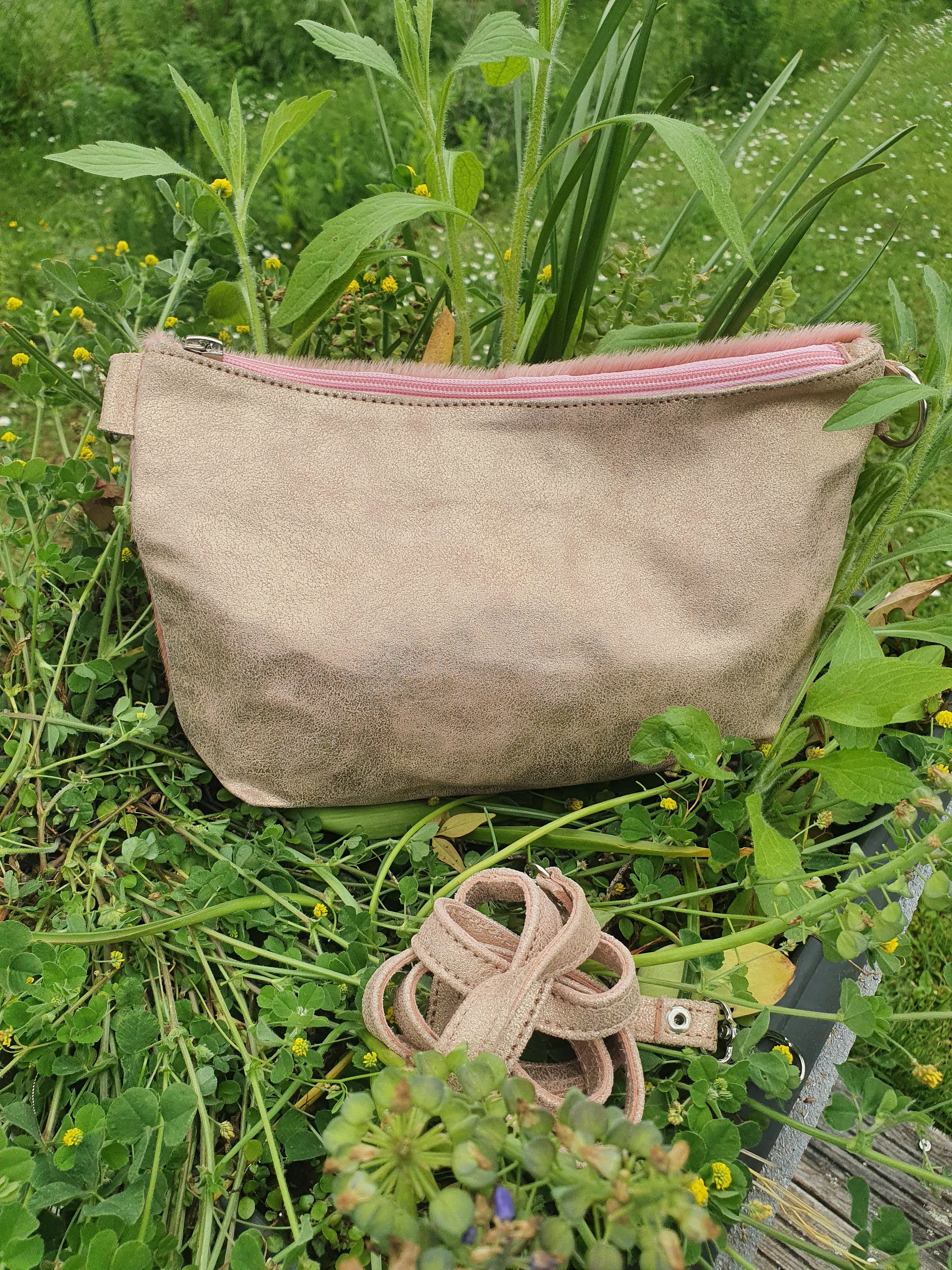 Leather pochette ANNIE