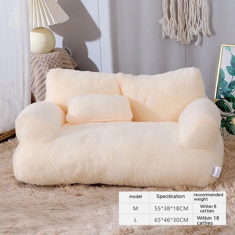Luxury Cat Bed Sofa Winter Warm Cat