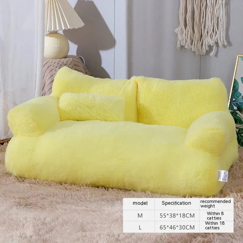 Luxury Cat Bed Sofa Winter Warm Cat