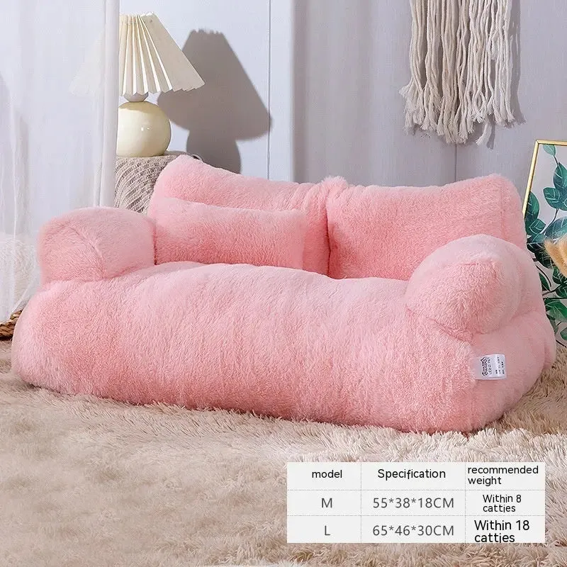 Luxury Cat Bed Sofa Winter Warm Cat