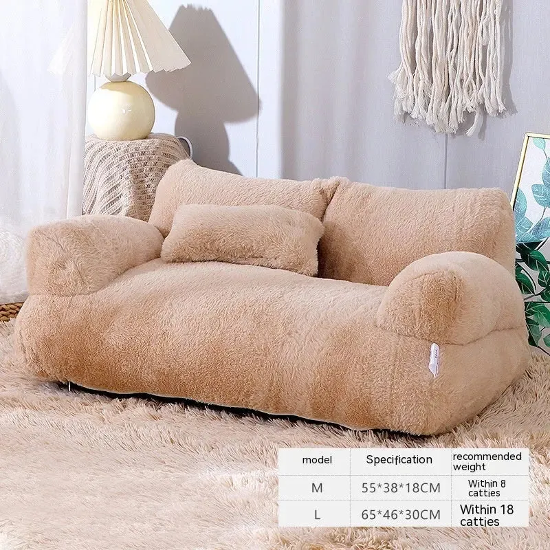 Luxury Cat Bed Sofa Winter Warm Cat