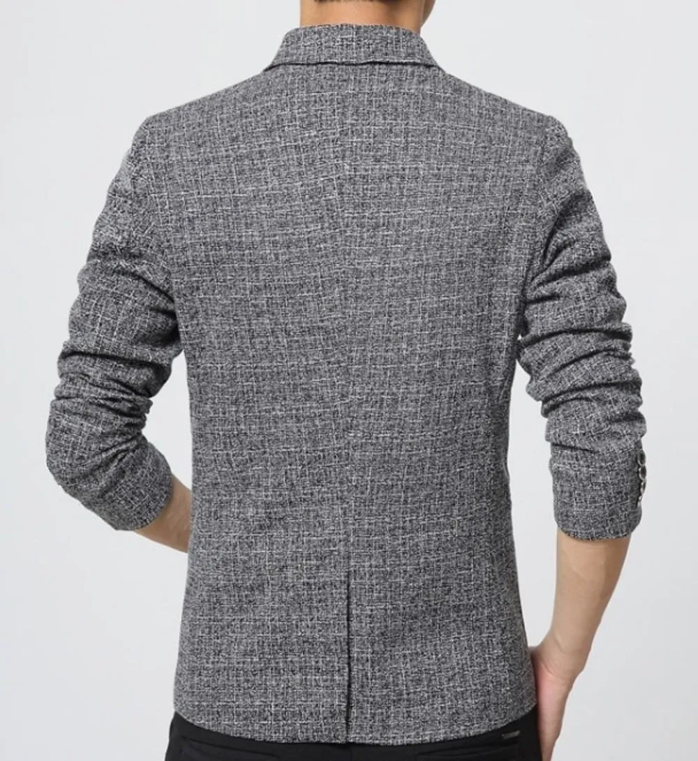 Mens Houndstooth Blazer
