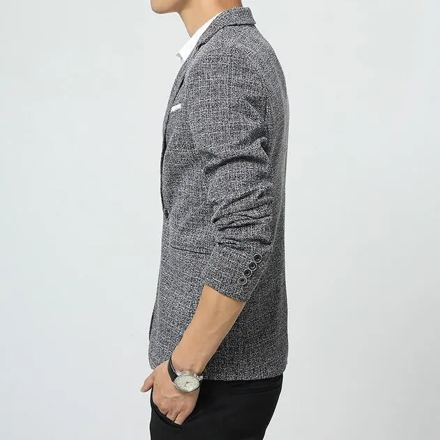 Mens Houndstooth Blazer