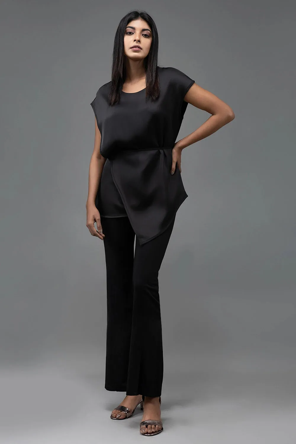 Premium Silk Asymmetric Top