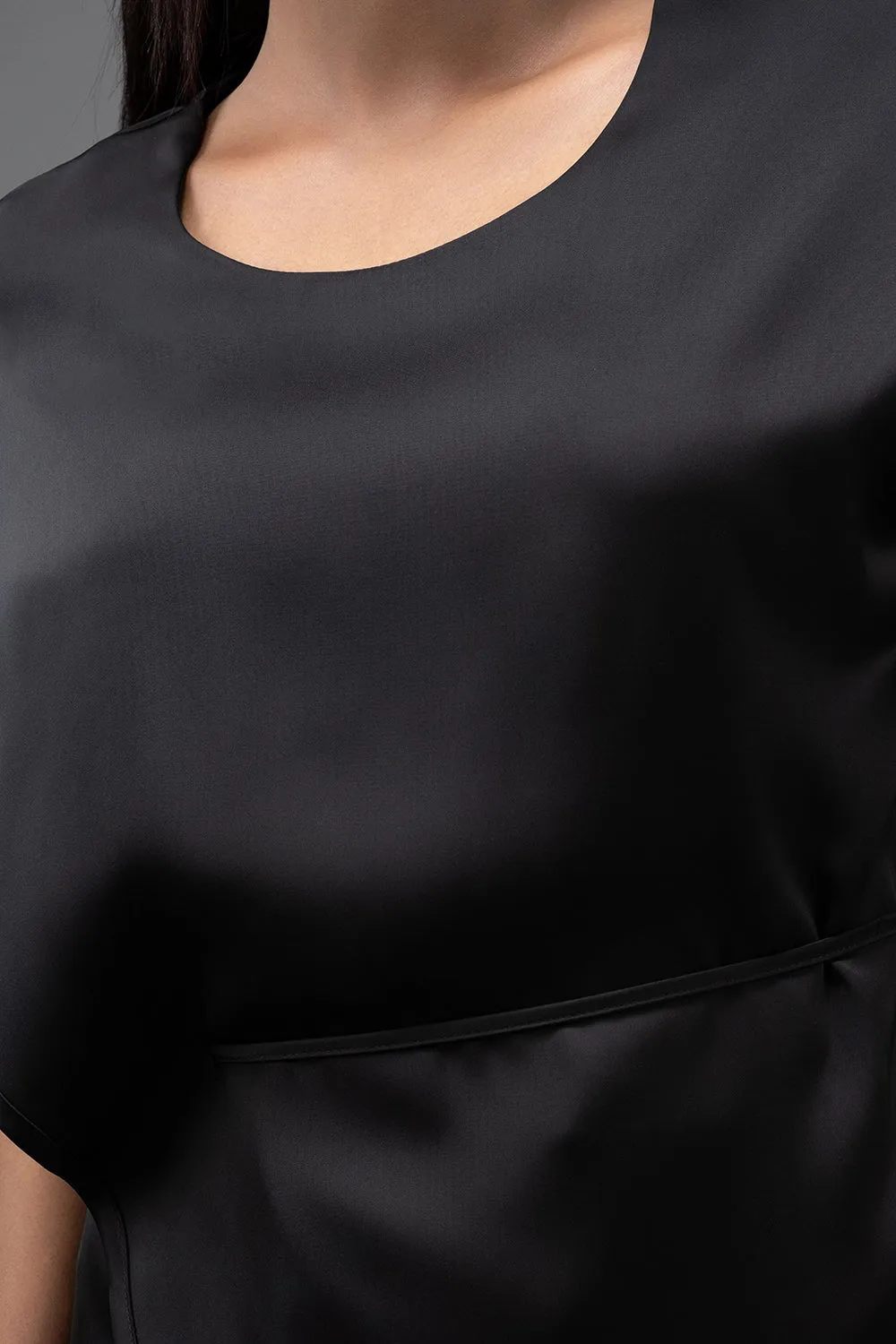 Premium Silk Asymmetric Top
