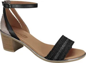 Ramarim 1871404 Women Fashion Comfortable Sandal in Black