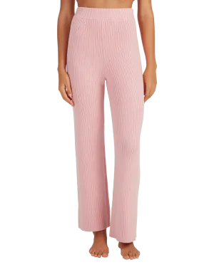 Sandstorm Knit Trousers in Pale Pink