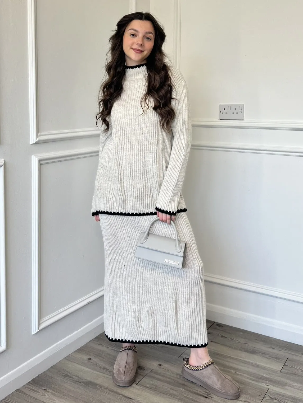 Simi Skirt Co-Ord - Beige