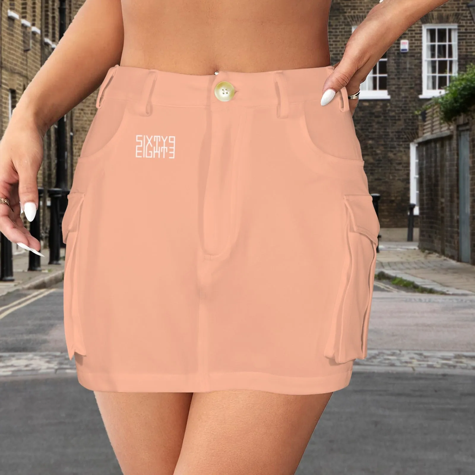 Sixty Eight 93 Cargo Mini Skirt