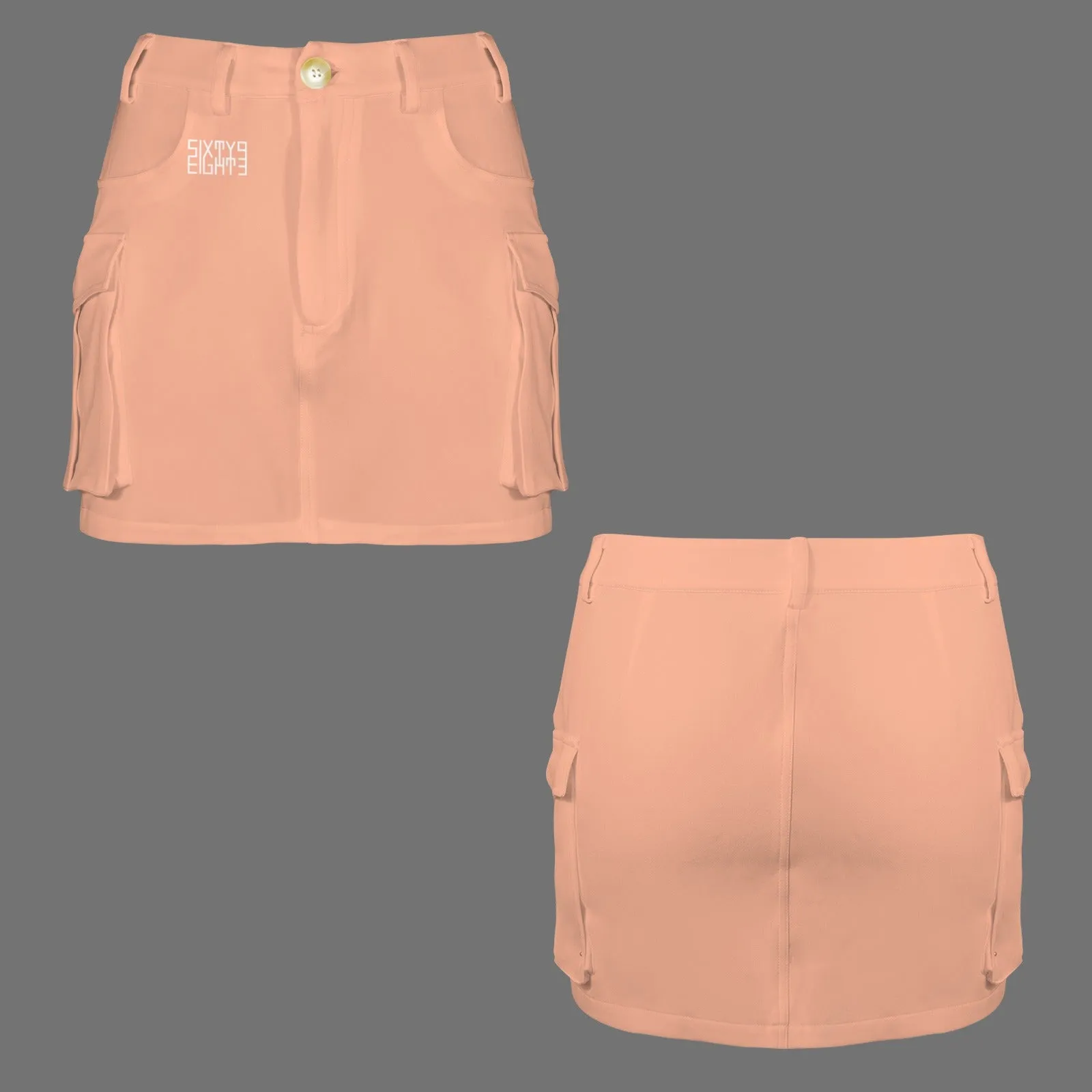 Sixty Eight 93 Cargo Mini Skirt